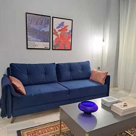 Twins Apartments 2 - With Free Parking Space -Not For Big Cars- 400M Away * Serres